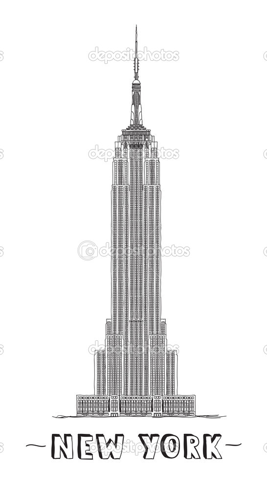 Empire State Building Vector at GetDrawings | Free download