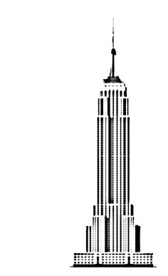 236x388 Skyline Clipart Empire State Building