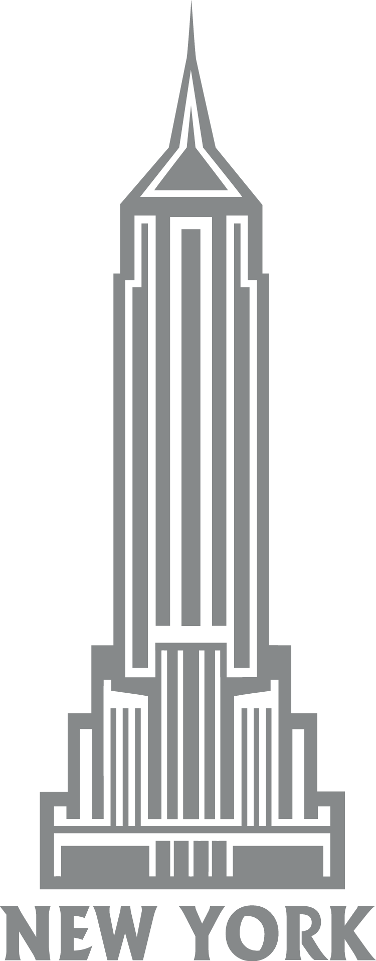 750x1913 Empire Clipart New York Building