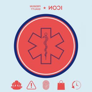 300x300 Medical Symbol Emergency Star Life Icon Rongholland