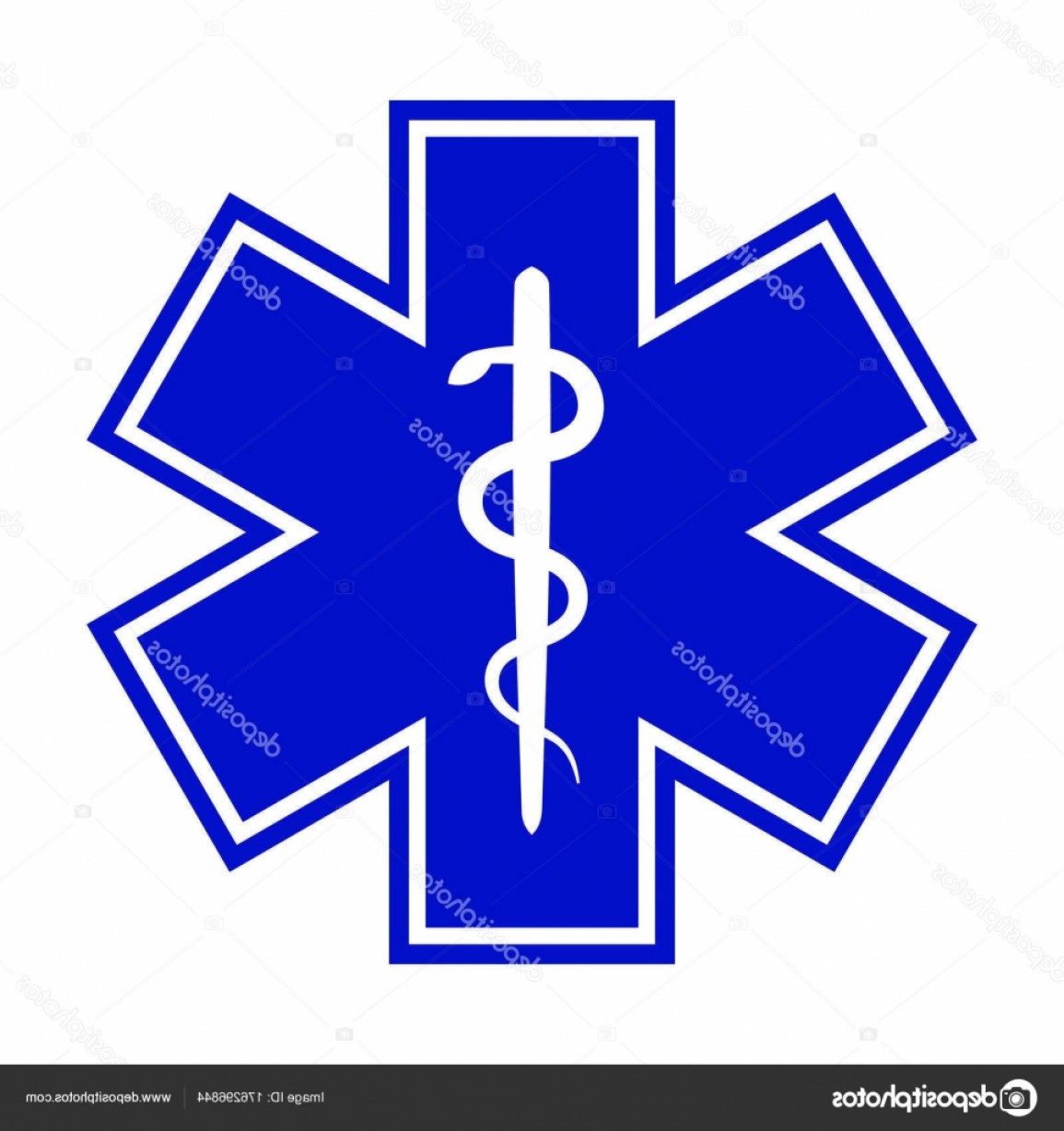 1155x1228 Stock Illustration The Star Of Life With Rongholland