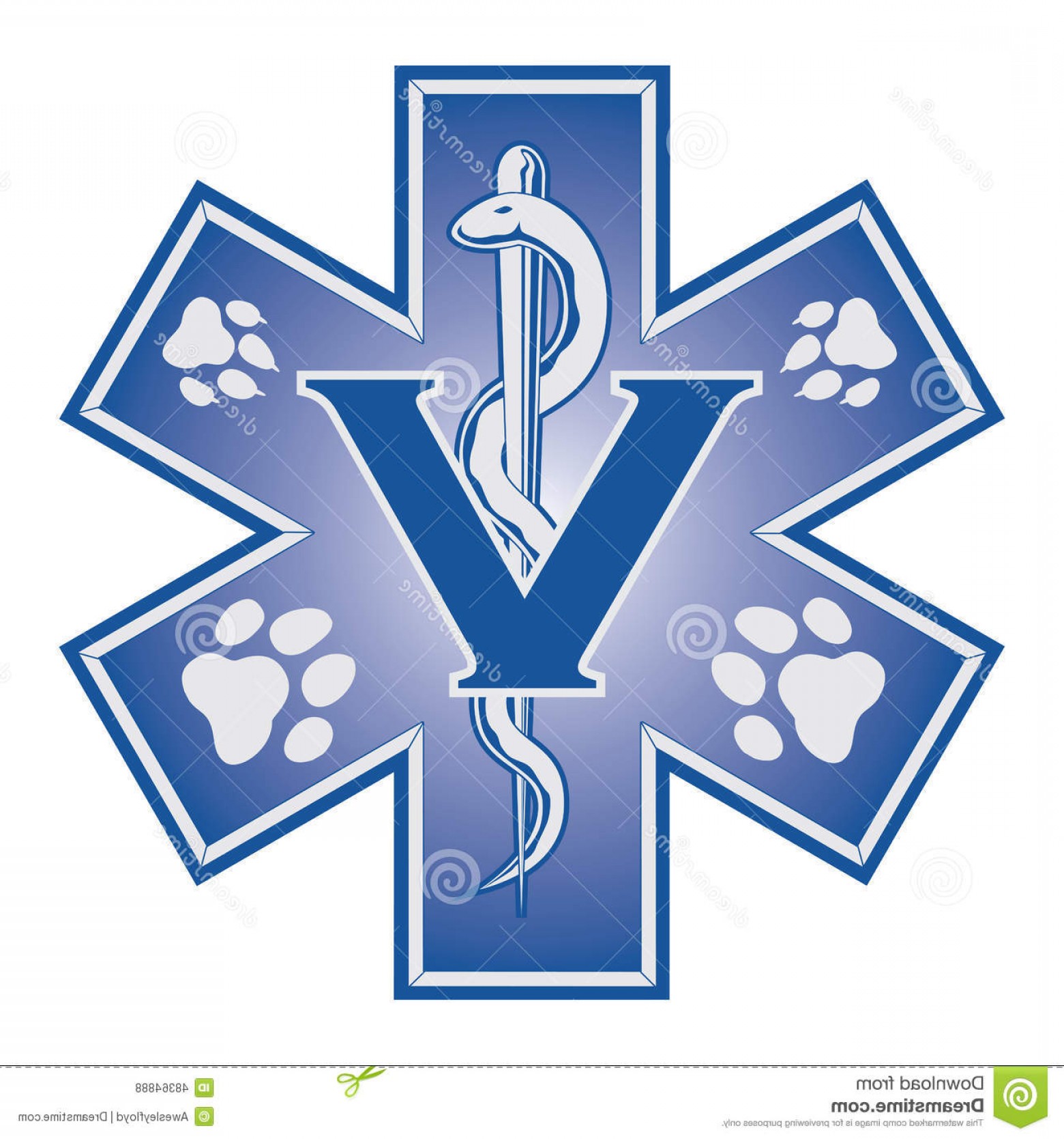1560x1668 Stock Illustration Veterinarian Emergency Medical Symbol
