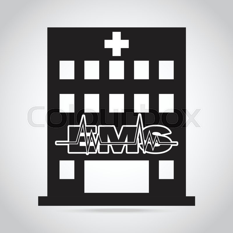 800x800 Hospital And Ems Sign Icon, Medical Sign Concept Stock Vector