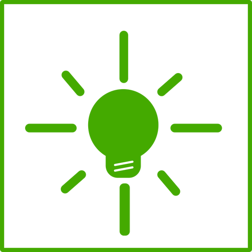 500x500 Eco Save Energy Vector Icon Public Domain Vectors