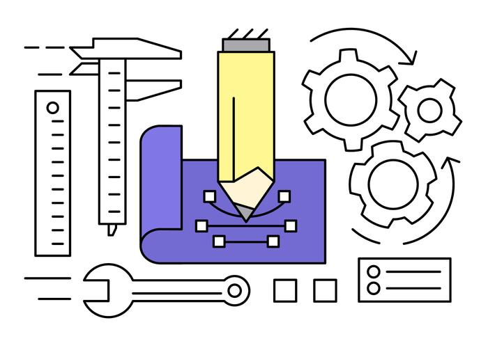 700x490 Free Engineering Vector Collection