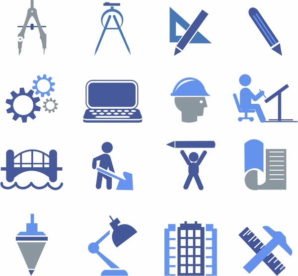600x556 Engineering Icons Free Vector In Adobe Illustrator Ai ( .ai