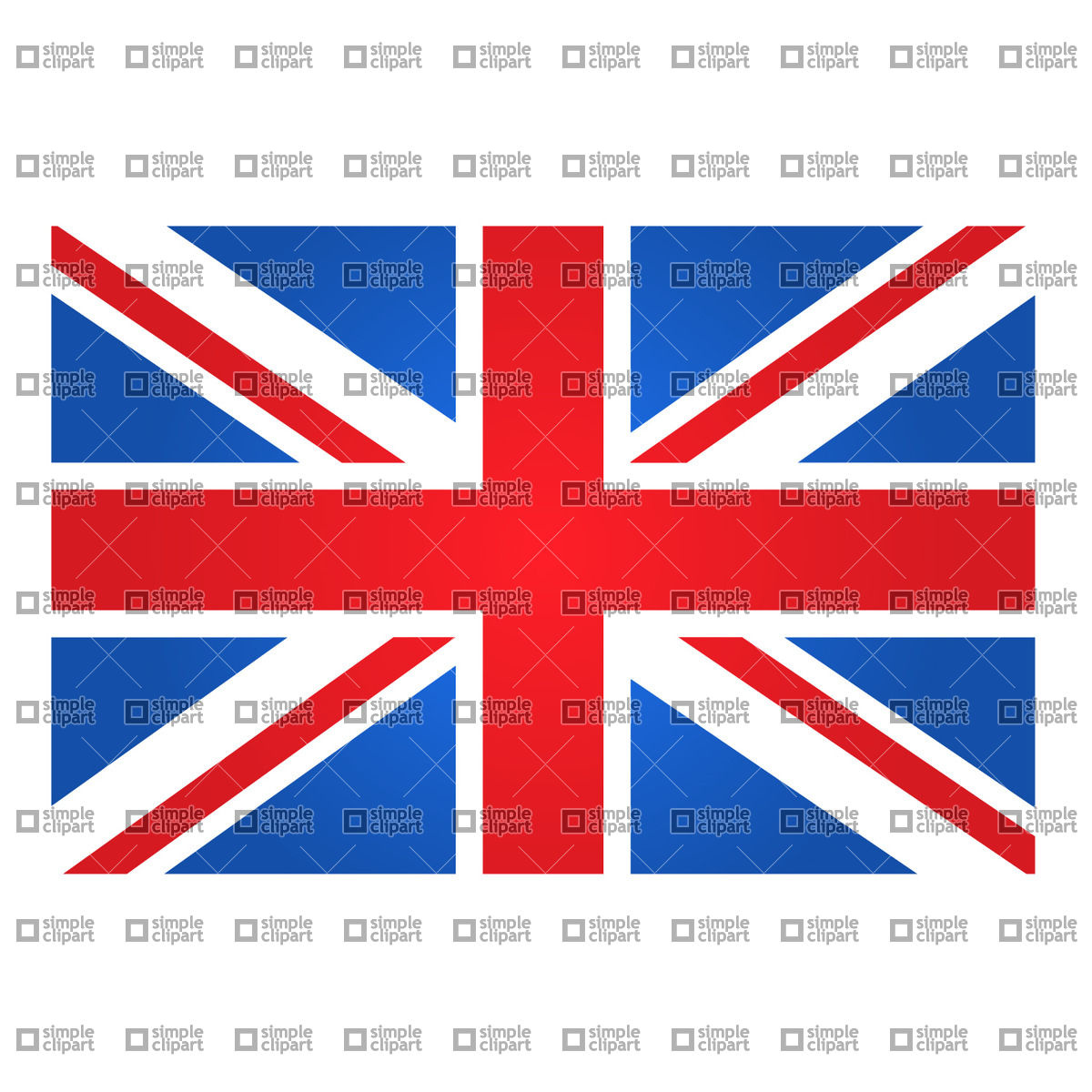 1200x1200 Great Britain Flag Vector Image
