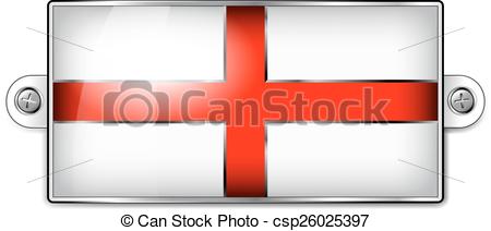 450x212 Enamel England Flag .