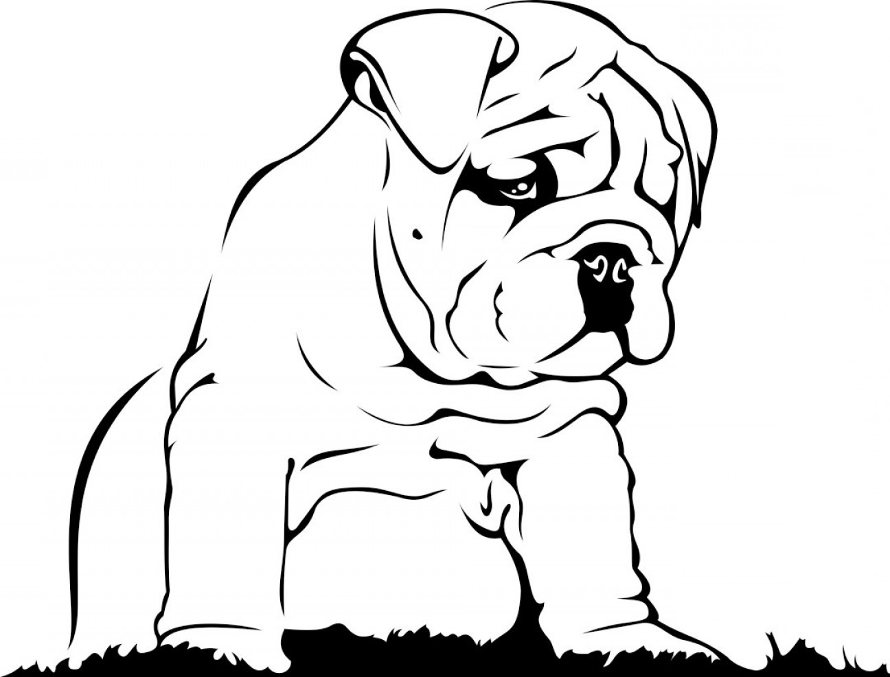 1296x986 English Bulldog Graphics Design Svg Dxf Eps Png Cdr Ai Pdf Vector