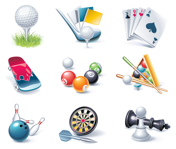 670x570 Game Entertainment Icon Vector