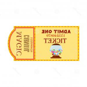 300x300 Stock Illustration Circus Magic Show Entrance Vector Tickets