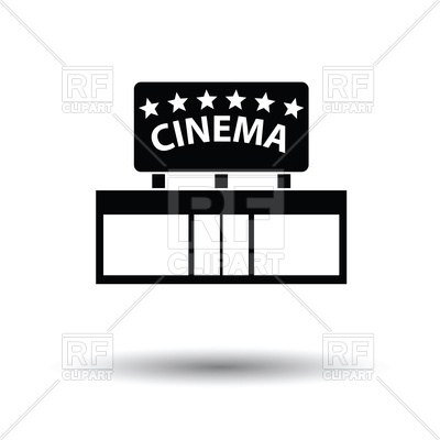 400x400 Cinema Entrance Icon Vector Image Vector Artwork Of Signs