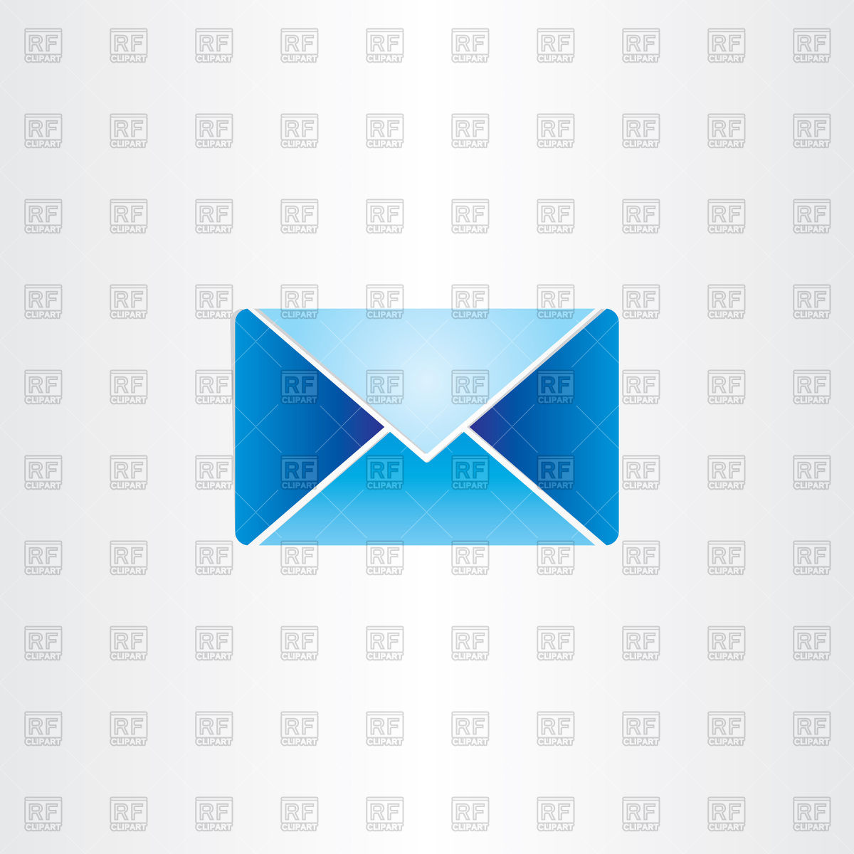 1200x1200 Blue Letter Envelope Icon Vector Image Vector Artwork Of Icons
