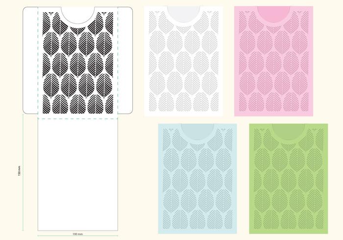 700x490 Laser Cut Organic Envelope Template