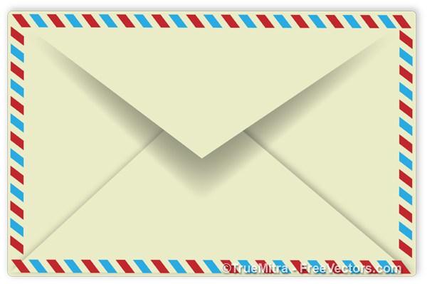 600x399 Download Free Retro Envelope Vector Illustration