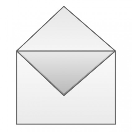 425x425 Open Envelope Vector Free Vector Download In .ai, .eps, .svg Format