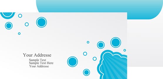 555x270 Paper Envelopes Vector Design