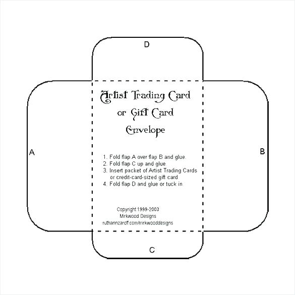 585x585 Free Envelope Design Template