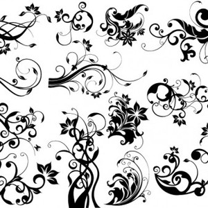 300x300 Eps Amp Ai Floral Design Elements Vector