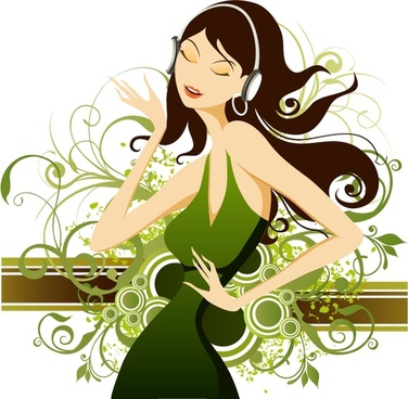376x368 Fashion Lady Vector Free Vector Download (5,312 Free Vector) For