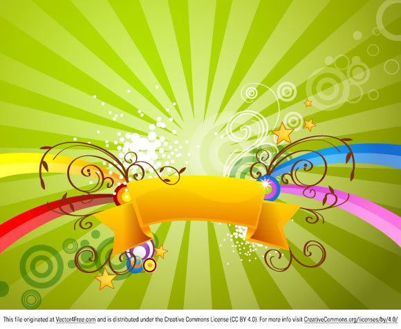 580x476 Green Floral Background