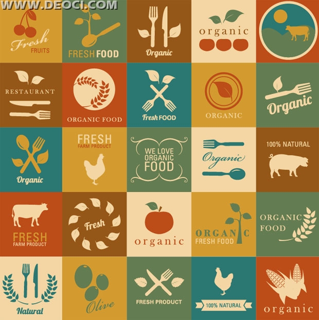 620x622 25 Vintage Agricultural Label Design Vector Eps Free Download