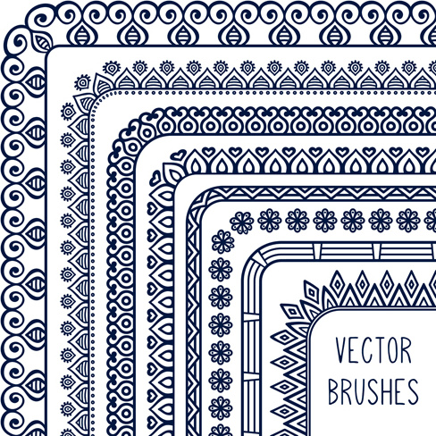 488x488 Border Vectors Free Download Line Corner Border Vector Free Vector