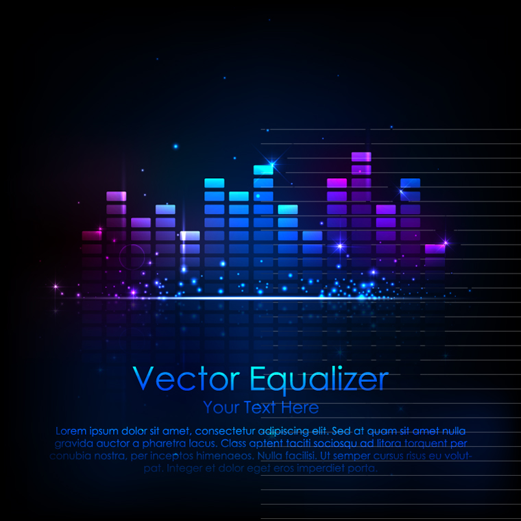 760x760 Music Equalizer Vector Eps Free Vector Graphic Download