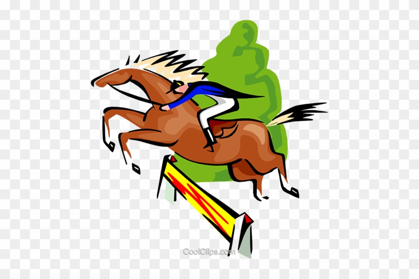 840x560 Sports, Horse Jumping, Equestrian Royalty Free Vector