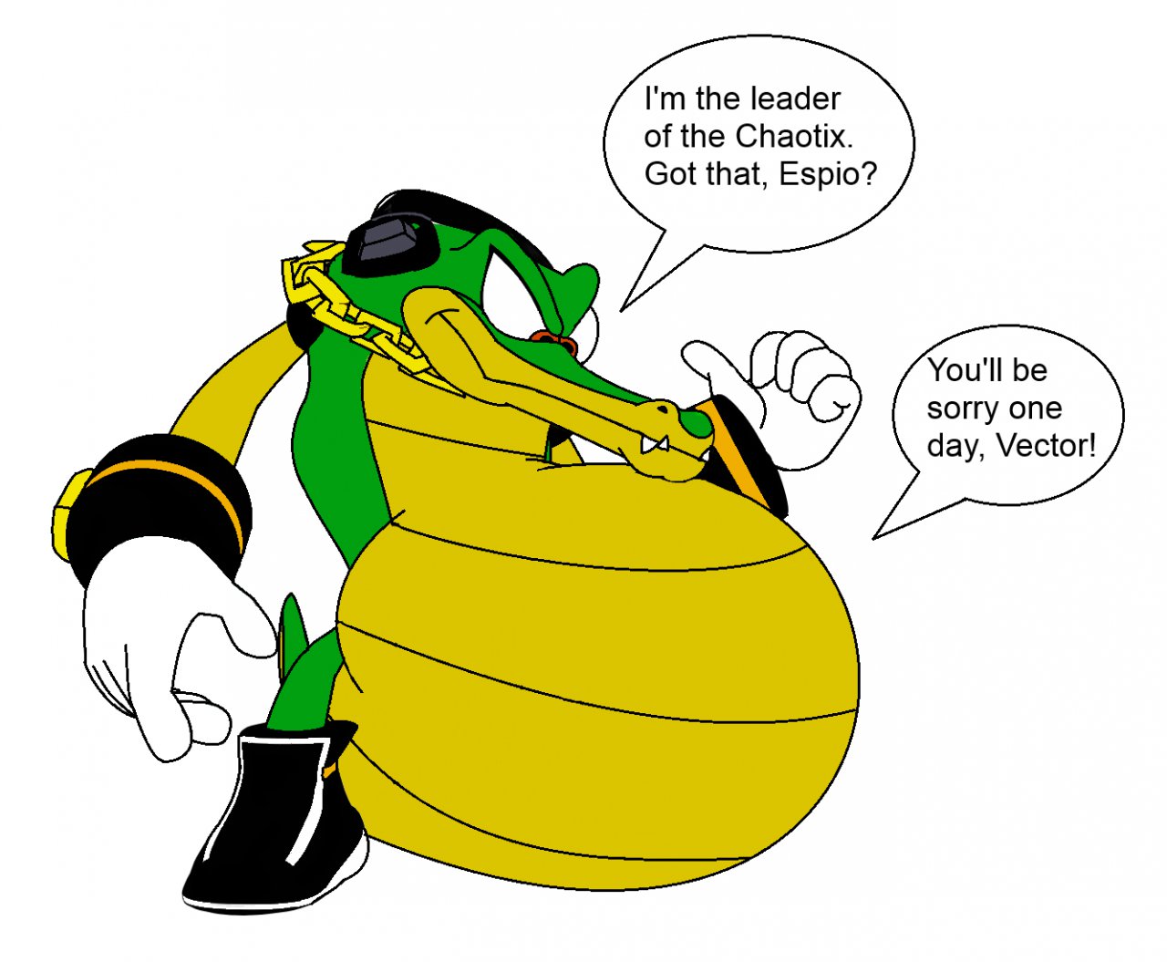 1280x1055 Vector Eats Espio By Heavymetalrules