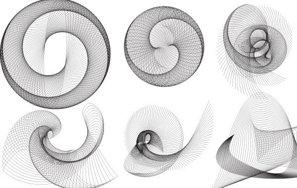 600x380 Vectores De Espiral