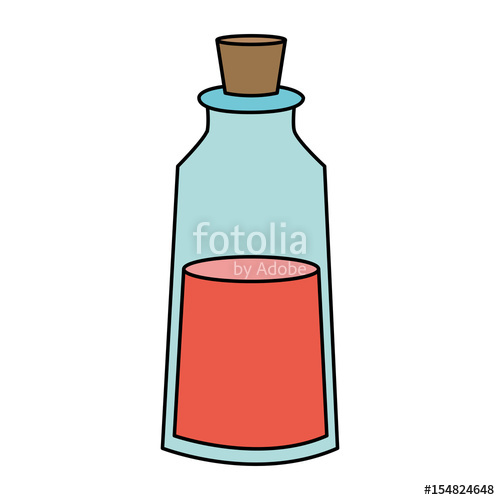 500x500 Color Image Cartoon Small Glass Bottle Essential Oil For Spa