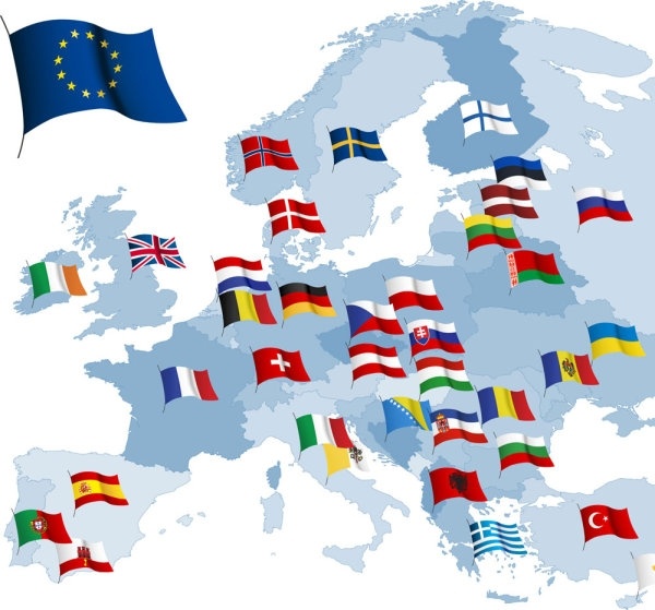 600x559 Eu Flag Vector Free Vector In Encapsulated Postscript Eps ( .eps