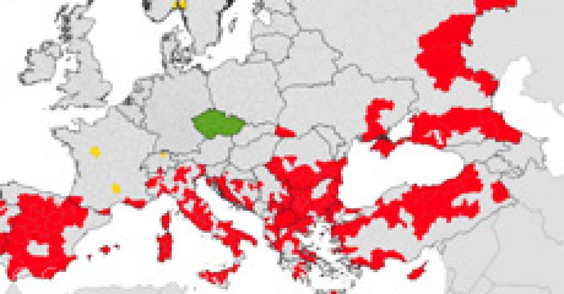 1160x605 Vector Maps New Information On Ticks In Europe. Invasive