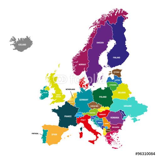 500x500 Europe Map Eu European Union