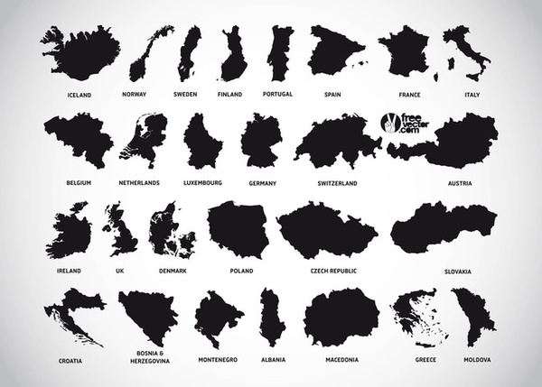 600x429 Europe Maps Vector Misc Free Vector Free Download