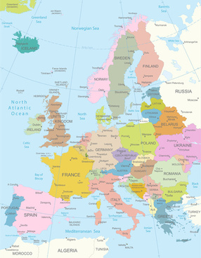 286x368 Western Europe Map Free Vector Download (3,010 Free Vector) For