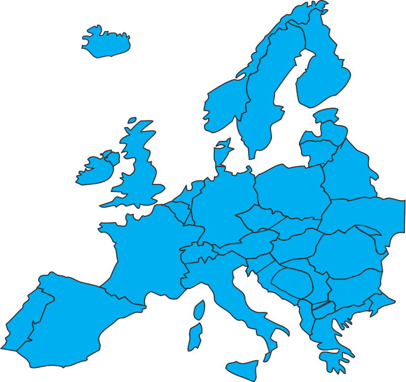 800x752 European Map Free Vector 4vector