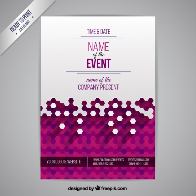 626x626 Event Poster Vector Free Download