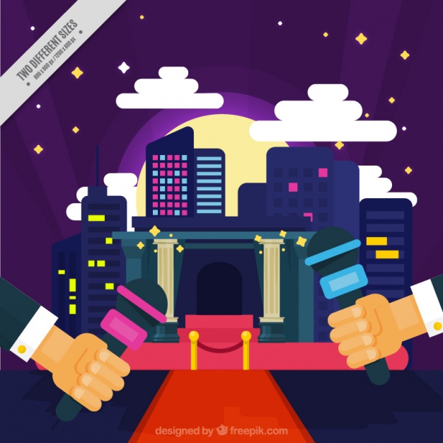 626x626 Background Of Reporters In Important Event Vector Free Download