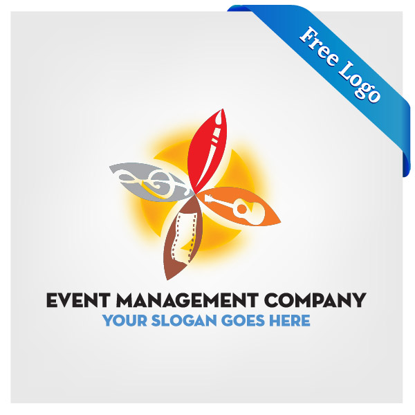 600x600 Free Vector Event Management Company Logo Download In (.ai Amp .eps