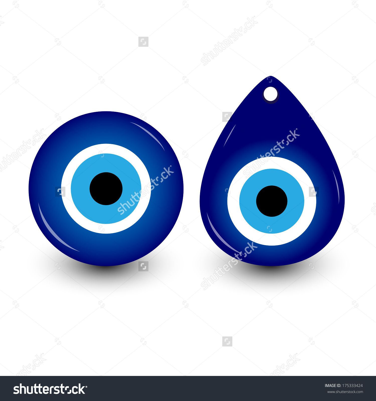 1500x1600 Vector Illustration Evil Eye Turkish Amulet Stock Vector 175333424