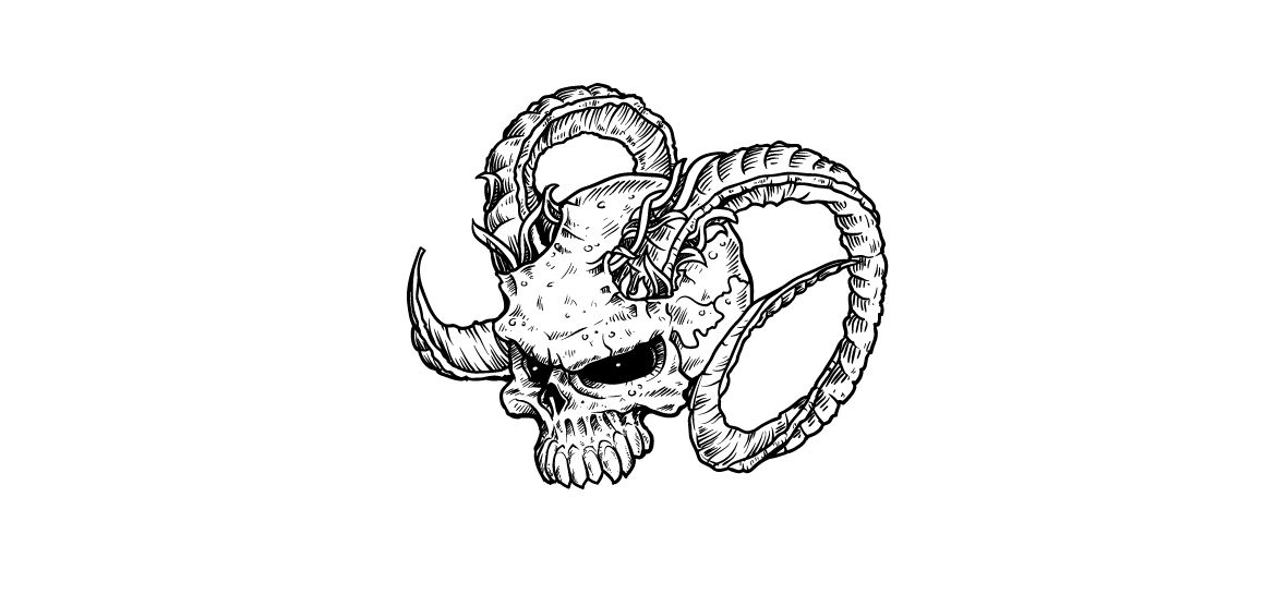 1170x545 How To Draw Evil Vector Skulls In Illustrator