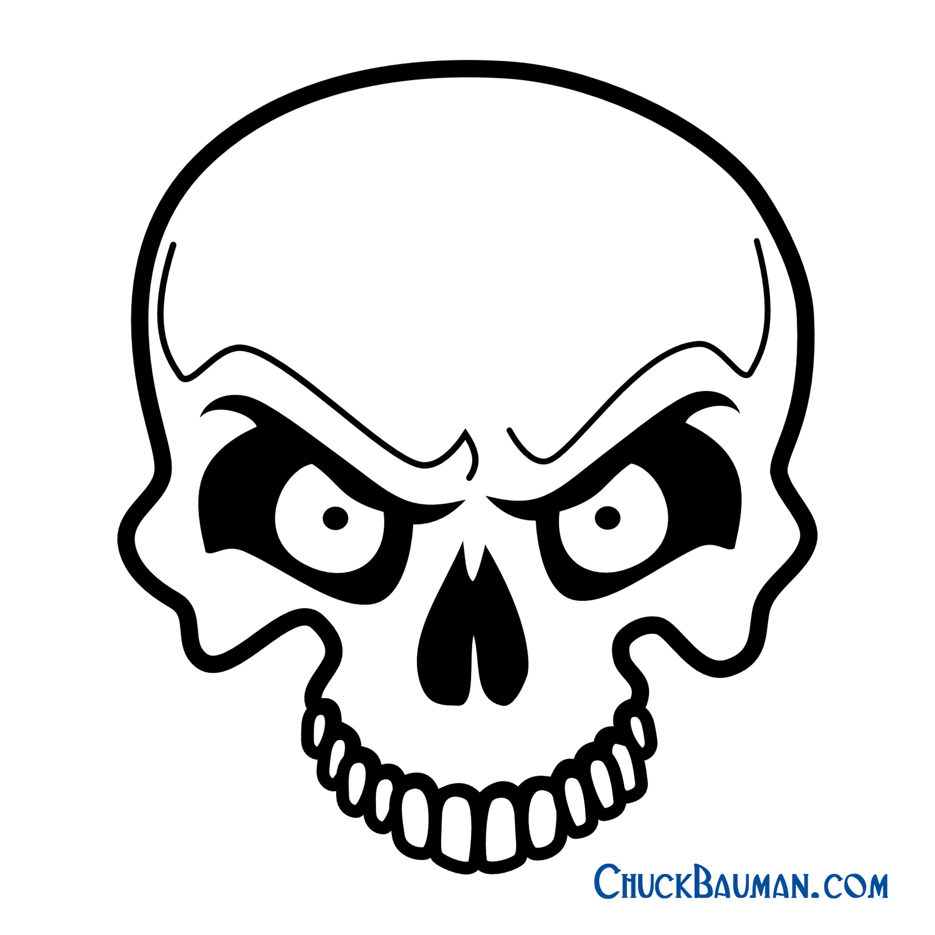 Evil Skull Vector at GetDrawings | Free download