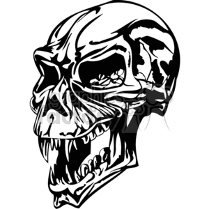300x300 Royalty Free Evil Skull 368895 Vector Clip Art Image