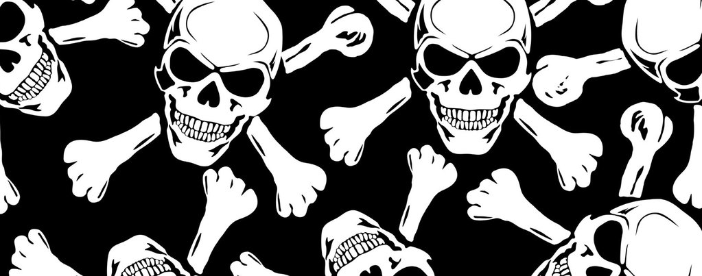 1023x403 Vector Evil Skulls With Cross Bones Lightheaded Beds