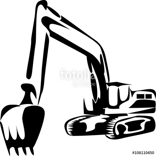 500x498 Excavator Stock Image And Royalty Free Vector Files On Fotolia