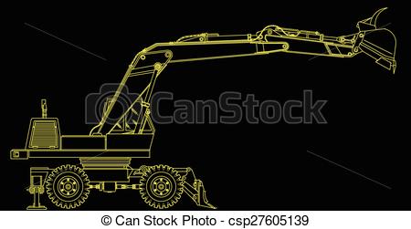 450x251 Excavator Vector.