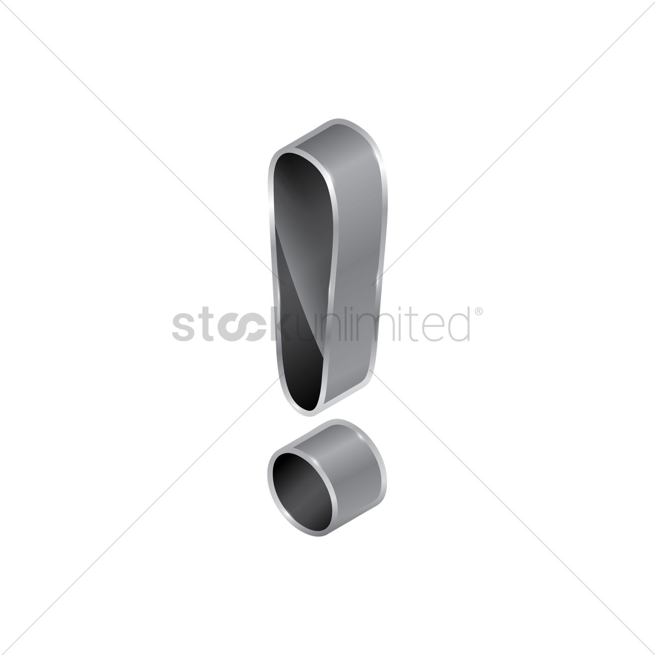 1300x1300 Exclamation Mark Vector Image
