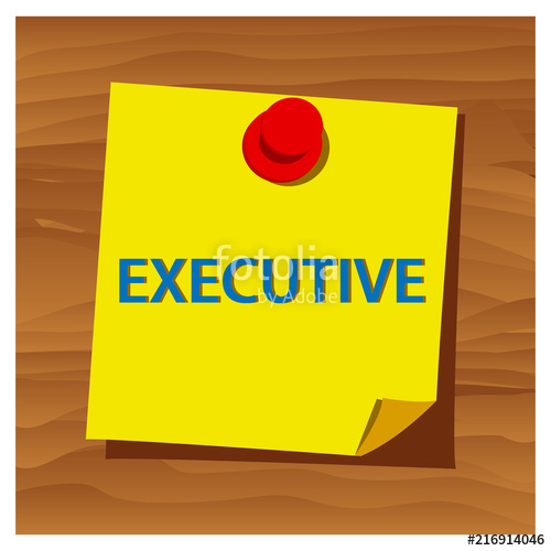 500x500 Reminder Paper Word Executive Vector. Vector Illustration. Stock
